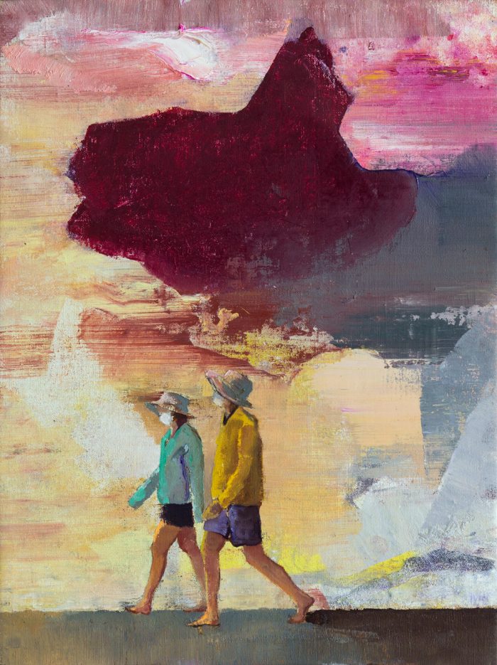 Casper Verborg | Future Echo | oil paint on canvas | 40 x 30 cm | 2020